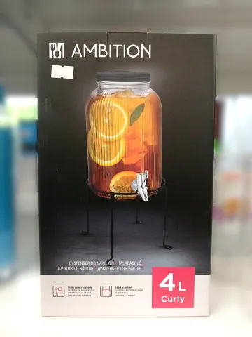 Limonádés kancsó csappal